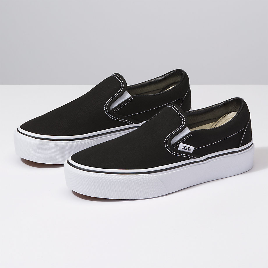 Vans Bayan Spor Ayakkabı Slip-On Platform Siyah | 73671-569